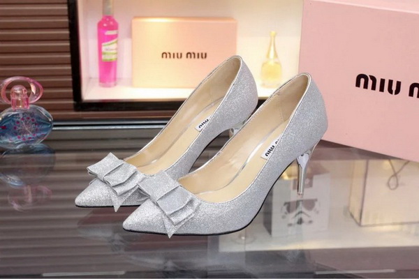 MIUMIU Shallow mouth stiletto heel Shoes Women--003